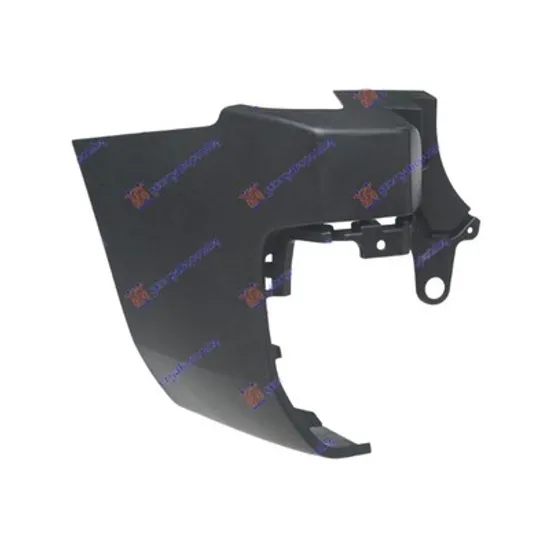 Colt bara spate PEUGEOT PARTNER 2018-> Colt bara spate (caroserie lunga) (usa dubla) negru stanga Perioada 2019 2020 2021 2022 2023 2024