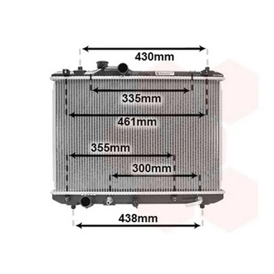 Radiator Motor SUZUKI SWIFT 3 2005->2010 Radiator apa pentru 1,3 - 1,5i 16V cu/fara aer conditionat 37,5x55 CV automata Perioada 2005 2006 2007 2008 2009 2010 2011