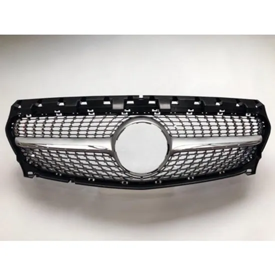 Grila radiator MERCEDES CLA C117 2013->2019 Grila cu bandou cromat (AMG-LINE) Perioada 2013 2014 2015 2016