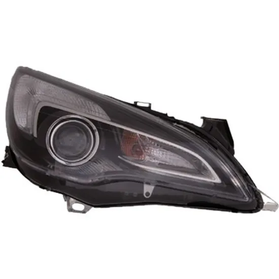 Far dreapta OPEL ASTRA J GTC 2011-> perioada 2011 2012 2013 2014 2015 cu motor reglaj, semnal transparent, cu reglaj electric, cu bec H7/H7
