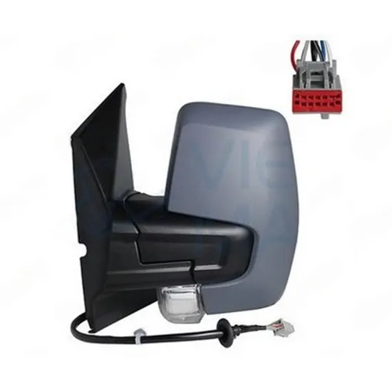 Oglinda FORD TRANSIT CUSTOM 2012-> Oglinda exterioara electrica cu incalzire cu rabatare electrica pentru vopsit (cu semnal) STANGA Perioada 2018 2019 2020 2021 2022 2023