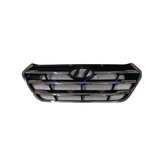 Grila Radiator HYUNDAI TUCSON 3 2015->2020 Grila radiator complet cu bandouri cromate Perioada 2015 2016 2017 2018