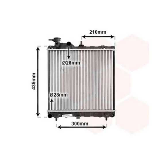 Radiator Motor HYUNDAI ATOS 1997->2015 Radiator apa pentru 1.0I 12V cu/fara aer conditionat (36x40) Perioada 1998 1999 2000 2001 2002 2003 2004 2005 2006 2007 2008