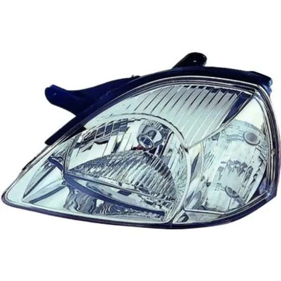 Far stanga KIA RIO 4 2000->2005 perioada 2000 2001 2002 2003 2004 2005 de la an de fabricatie 10/2002, cu motor reglaj, semnal alb, cu reglaj electric, cu bec H4