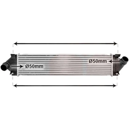 Intercooler FORD GALAXY 2006->2015 2.0 TDCi 96KW 130CP , pentru motor AZWA perioada 2006 2007,2008,2009,2010,2011,2012,2013,2014 2015