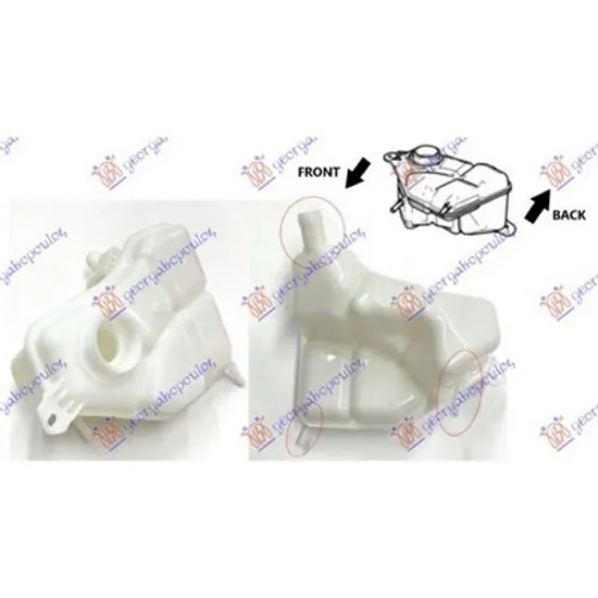 Vas Expansiune FORD FIESTA 5 JH 2001->2010 Vas expansiune DIESEL Perioada 2001 2002 2003 2004 2005 2006 2007 2008 2009 2010