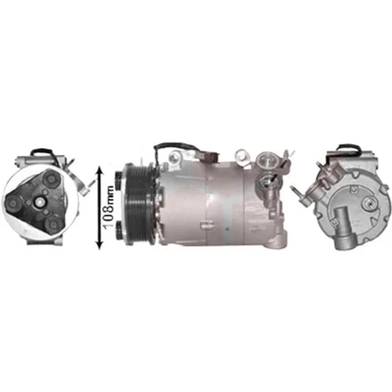 Compresor aer conditionat FORD GRAND C-MAX 2010->2019 2.0 TDCi 103KW 140CP , pentru motor UFDB perioada 2011 2012 2013 2014 2015 2016 2017 2018 2019