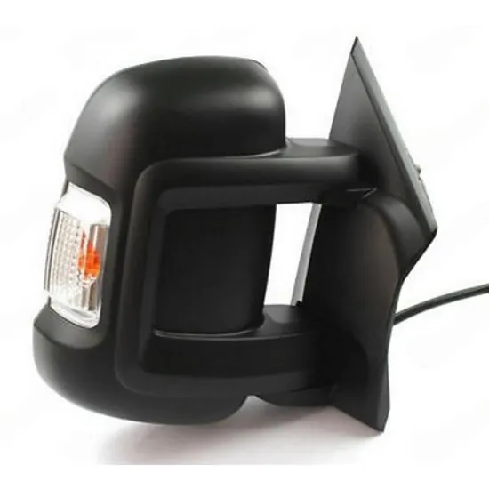 Oglinda CITROEN JUMPER 2006-> Oglinda exterioara manuala scurt (cu semnal) cu lampa pozitie (16W) DREAPTA Perioada 2014 2015 2016 2017 2018 2019 2020