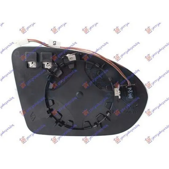 Sticla Oglinda OPEL INSIGNIA B 2017-> Geam oglinda exterioara cu incalzire cu senzor de banda (ASPH.GLASS) stanga Perioada 2017 2018 2019 2020 2021 2022 2023