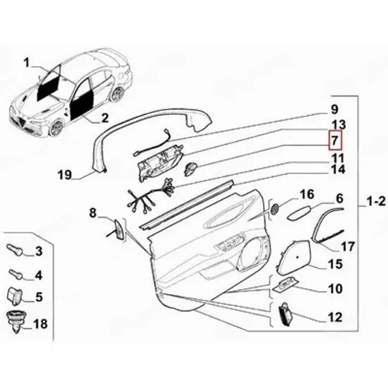 Contact Inchidere ALFA ROMEO TONALE 2022-> Contact inchidere centralizata (O) Perioada 2022 2023 2024 2025