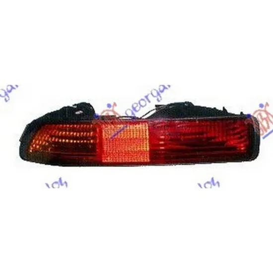 Stop Ceata Spate MITSUBISHI PAJERO 3 1999->2007 Lampa ceata bara spate ->2003 dreapta, Perioada 2000 2001 2002 2003