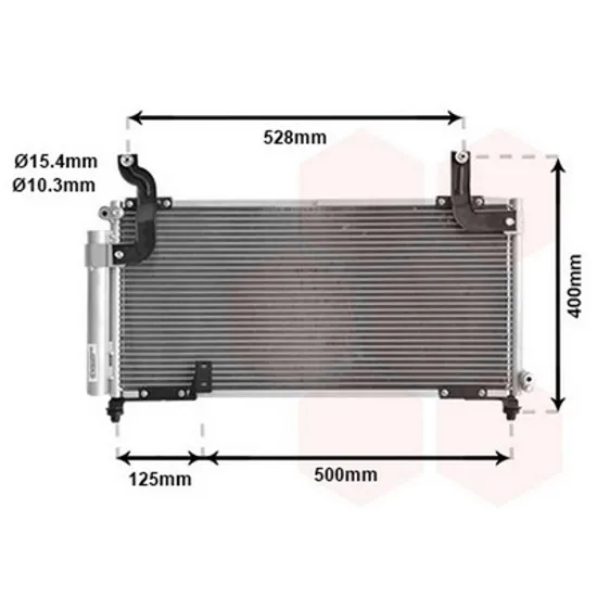 Radiator Aer Conditionat SUZUKI LIANA 2001-> Radiator aer conditionat toate modelele 64 5x30 4x1 8 Perioada 2001 2002 2003 2004 2005 2006 2007