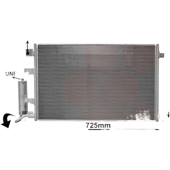 Radiator aer conditionat IVECO DAILY 6 2014-> pentru 33S14, 35S14, 35C14, perioada 2016 2017 2018 2019 2020 2021