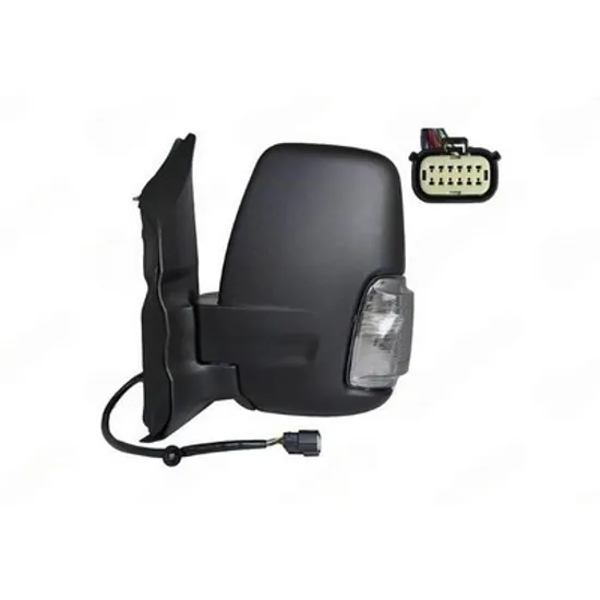 Oglinda FORD TRANSIT 2019-> Oglinda exterioara electrica cu incalzire cu rabatare electrica scurt (cu semnal si senzor banda) (cu lampa pozitie 16W) STANGA Perioada 2019 2020 2021 2022 2023 2024