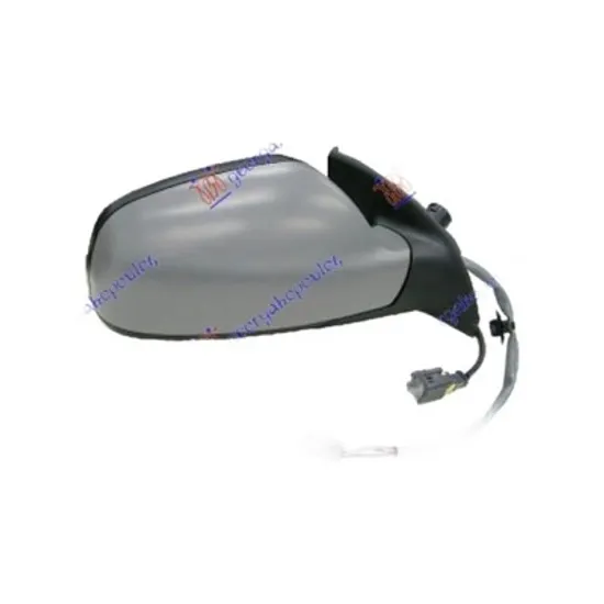 Oglinda PEUGEOT 307 2000->2011 Oglinda exterioara dreapta, ptr vopsit, electrica/incalzire, cu senzor temperatura Perioada 2000 2001 2002 2003 2004 2005 2006 2007 2008
