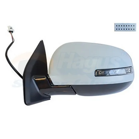 Oglinda MITSUBISHI ASX, OUTLANDER SPORT 2010-> Oglinda exterioara electrica cu incalzire cu rabatare electrica pentru vopsit (cu semnal) 9PIN stanga Perioada 2017 2018 2019 2020 2021 2022 2023