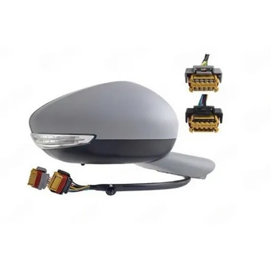 Oglinda PEUGEOT 508 1 2010->2018 Oglinda exterioara electrica cu incalzire cu rabatare electrica pentru vopsit (cu semnal LED si lampa podea si senzor banda si senzor) 10H/10P+10H/4P DREAPTA Perioada 2015 2016 2017 2018