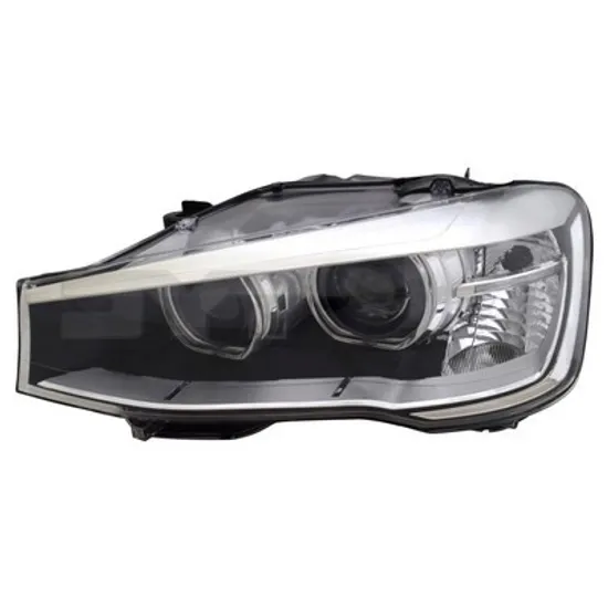 Far stanga BMW X4 F26 2014->2018 perioada 2014 2015 2016 2017 2018 cu motor reglaj, fara unitate de control Xenon, Bi-Xenon, cu reglaj distanta iluminare automat, cu daylight, cu bec D1S tub descarcare gaze