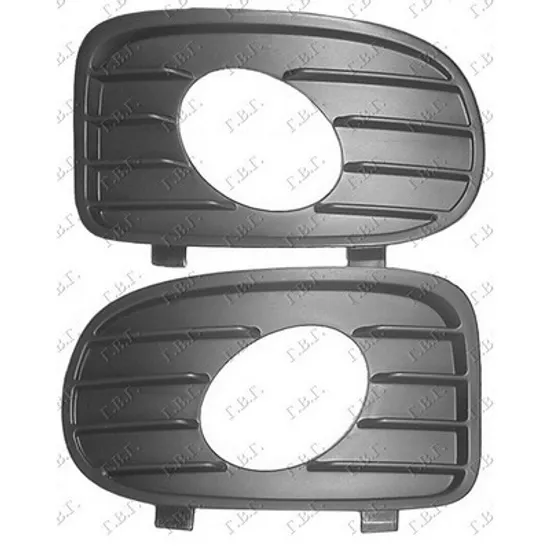 Grila Fata OPEL VECTRA B 1995->2003 Set grile bara fata cu proiectoare 1999->2002 Perioada 1995 1996 1997 1998 1999 2000 2001 2002 2003