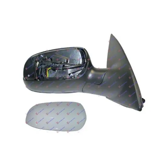 Oglinda OPEL CORSA C 2000->2009 Oglinda exterioara electrica cu incalzire pentru vopsit dreapta Perioada 2000 2001 2002 2003 2004 2005 2006
