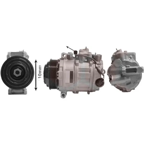 Compresor aer conditionat MERCEDES S-CLASS W221 2005->2013 pentru S 500 CGI, S 550 , perioada 2011 2012 2013
