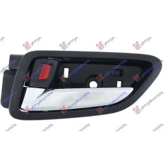 Maner Usa MAZDA 2 2014-> Maner usa fata/spate interior cromat/negru stanga Perioada 2014 2015 2016 2017 2018