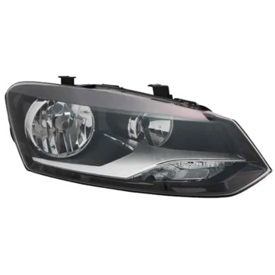 Faruri VW POLO 6R1 2009->2020 Far reglaj electric cu reflector dublu HELLA dreapta Perioada 2009 2010 2011 2012 2013