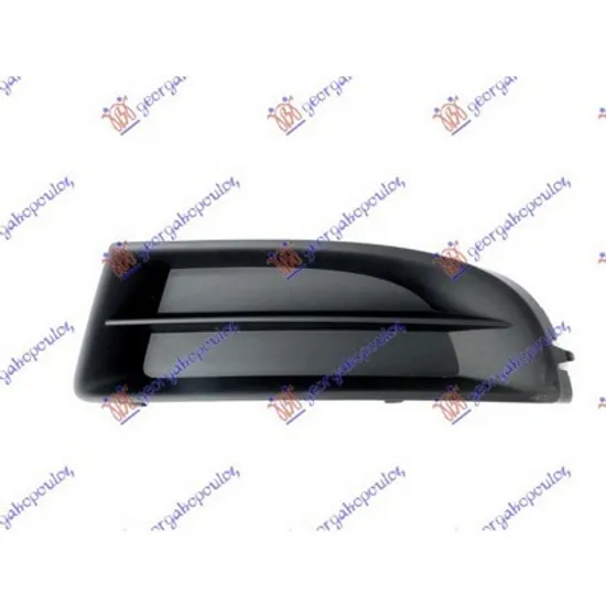 Ornament Proiector SKODA OCTAVIA 2 2004->2013 Capac acoperire loc proiector stanga, negru grila bara fata exterioara dr 2009-> Perioada 2008 2009 2010 2011 2012