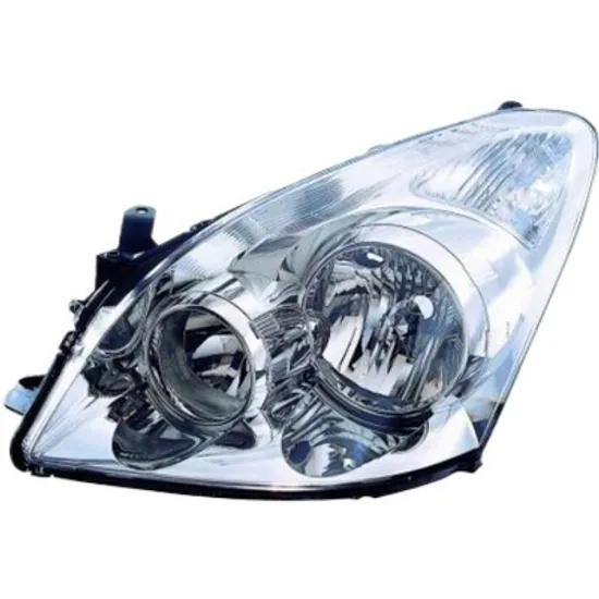 Far stanga TOYOTA RAV 4 III 2005->2014 perioada 2005 2006 2007 2008 2009 2010 2011 2012 2013 de la an de fabricatie 08/2008, pana la an de fabricatie 05/2010, fara motor reglaj, semnal transparent, cu reglaj electric, cu bec H11/HB3