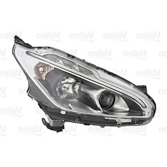Faruri PEUGEOT 208 1 2012->2018 Far cu reglaj electric H7/H7 VALEO dreapta, 2016-> Perioada 2015 2016 2017 2018