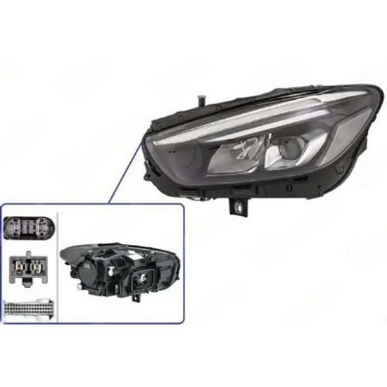 Faruri MERCEDES B-CLASS W247 2018-> Far FULL LED (fara LOGO) (HELLA) STANGA Perioada 2018 2019 2020 2021 2022 2023