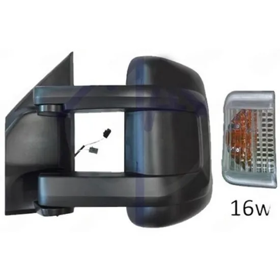 Oglinda CITROEN JUMPER 2006-> Oglinda exterioara manuala lung (cu semnal si senzor) (cu lampa pozitie 16W) STANGA Perioada 2006 2007 2008 2009 2010 2011 2012 2013 2014