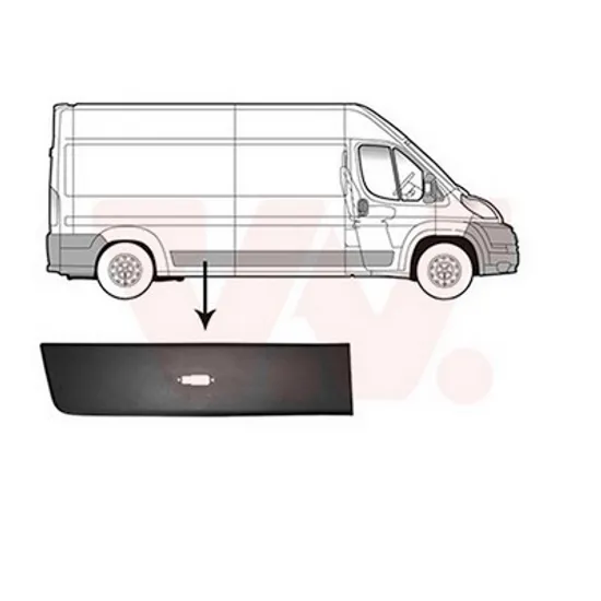 Bandou Spate PEUGEOT BOXER 2006-> Bandou panou spate cu gaura semnal dreapta Perioada 2006 2007 2008 2009 2010 2011 2012 2013 2014 2015 2016 2017 2018 2019 2020