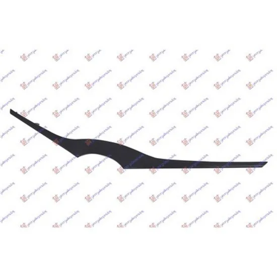 Bandou Grila TOYOTA YARIS 2010-> Ornament grila fata superior pentru vopsit 2014->2017 Perioada 2014 2015 2016 2017