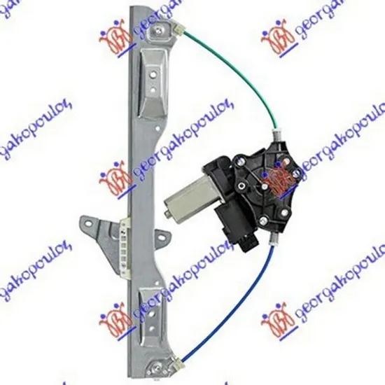 Macara Usa OPEL CORSA D 2006->2014 Macara usa electrica cu motor 5 usi COMFORT stanga, Perioada 2006 2007 2008 2009 2010 2011 2012 2013 2014