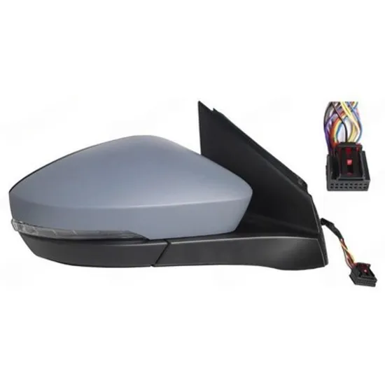Oglinda VW T-CROSS 2018-> Oglinda exterioara electrica cu incalzire cu rabatare electrica pentru vopsit (cu memorie) (cu semnal si senzor banda) (14 PIN) DREAPTA Perioada 2019 2020 2021 2022 2023