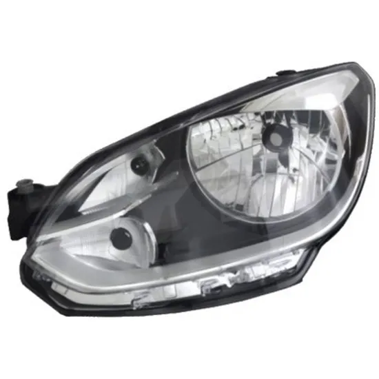 Faruri VW UP 2011-> Far cu reglaj electric cromat HELLA stanga Perioada 2011 2012 2013 2014 2015 2016