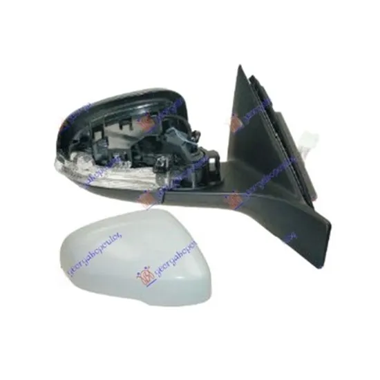 Oglinda VOLVO S80 2 2006->2016 Oglinda exterioara electrica cu incalzire pentru vopsit (cu semnal) dreapta Perioada 2006 2007 2008 2009 2010 2011 2012