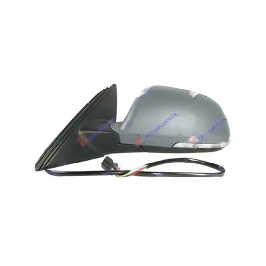 Oglinda SKODA SUPERB 2 2008->2015 Oglinda exterioara electrica cu incalzire pentru vopsit cu semnal 6 PIN stanga Perioada 2008 2009 2010 2011 2012 2013 2014 2015