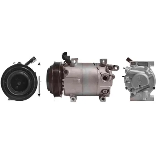 Compresor aer conditionat HYUNDAI i20 2008->2015 1.2 63KW 86CP , pentru motor G4LA perioada 2012 2013 2014 2015