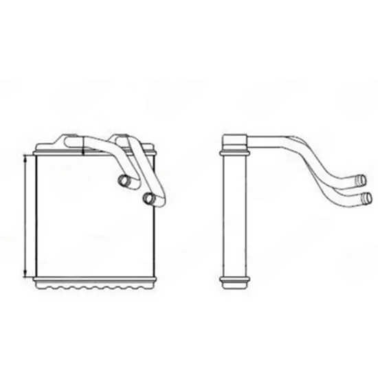 Radiator Incalzire MITSUBISHI CARISMA 1996->2005 Calorifer (182x174) Perioada 1996 1997 1998 1999 2000 2001 2002 2003 2004 2005