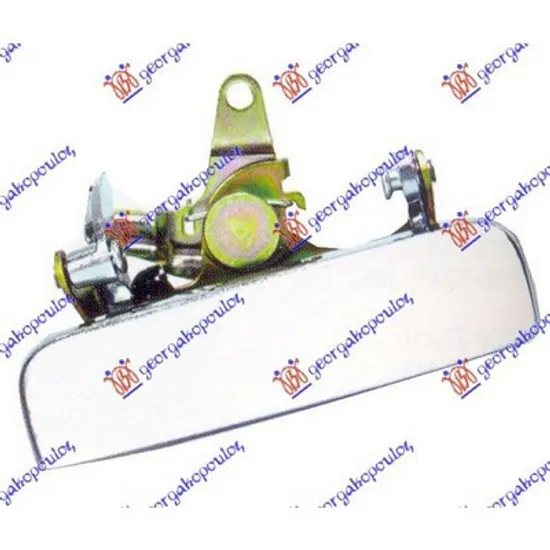 Maner capota spate MAZDA B-SERIE 1998->2006 Maner hayon cromat Perioada 1999 2000 2001 2002 2003 2004 2005