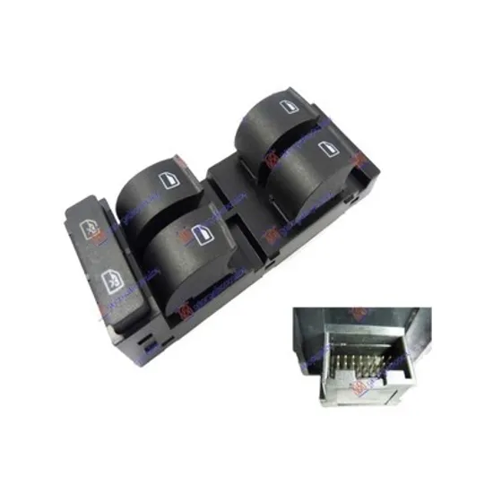 Buton Geamuri AUDI A3 8L1 1996->2004 Panou buton comanda geamuri fata (Quatern)(16pin) stanga Perioada 1996 1997 1998 1999 2000 2001 2002 2003