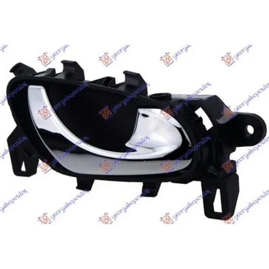 Maner Usa NISSAN QASHQAI 2 2013->2020 Maner usa fata/spate interior (cromat/negru) (fara butuc) dreapta Perioada 2017 2018 2019 2020 2021 2022 2023