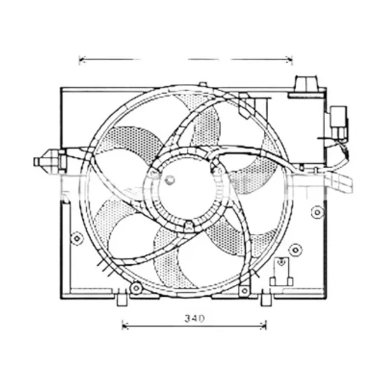 Ventilator motor BMW 5 E60 2001->2010 pentru 520 i, perioada 2003 2004 2005 2006 2007 2008 2009 2010