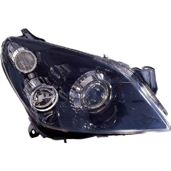 Far dreapta OPEL ASTRA H 2004->2014 perioada 2009 2010 , fara motor reglaj, fara unitate de control Xenon, semnal transparent, cu bec D2S/H7