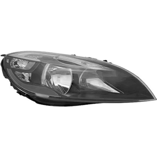 Far dreapta VOLVO V40 2012-> perioada 2013 2014 2015 de la an de fabricatie 2016, cu motor reglaj, fumuriu, cu reglaj electric, cu bec H7/H9