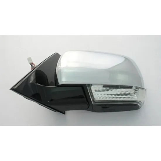 Oglinda MITSUBISHI PAJERO 4 2006-> Oglinda exterioara electrica cu incalzire (cu semnal si lampa podea) cromat STANGA Perioada 2007 2008 2009 2010 2011 2012