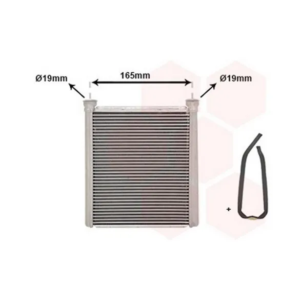 Radiator Incalzire MERCEDES B-CLASS W246 2011->2018 Calorifer BEHR 155x195x26 2011->2014 Perioada 2011 2012 2013 2014