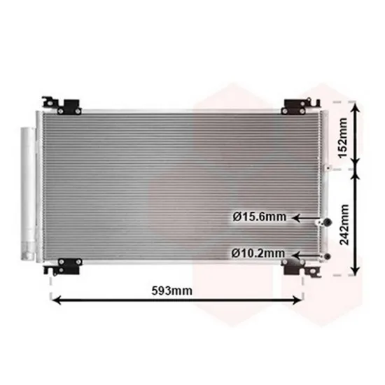 Radiator Aer Conditionat LEXUS IS 2 2005->2013 Radiator aer conditionat toate modelele diesel (640x340x16) Perioada 2005 2006 2007 2008 2009 2010 2011 2012 2013